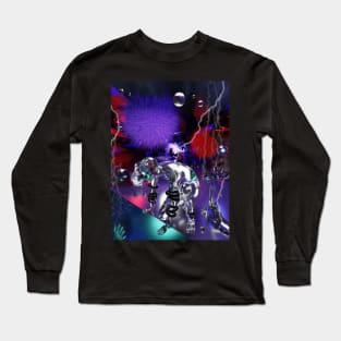 COLORFUL FANTASY FUTURISTIC 3D DIGITAL ART Long Sleeve T-Shirt